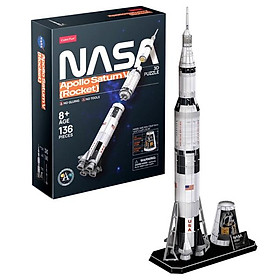 Bộ Xếp Hình Puzzle 3D NASA Tên Lửa Vũ Trụ Saturn V - Apollo