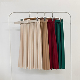 Chân váy xếp ly 7 MÀU kèm đai nhiều màu hàng đẹp