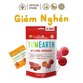 Kẹo Mút Hữu Cơ Yum Earth Hương Vị Trái Cây 85g 63