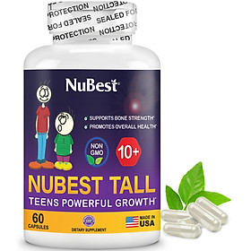 TPBVSK hỗ trợ Tăng Chiều Cao NuBest Tall 10+ cho Trẻ trên 10 Tuổi - 1 Hộp 60 viên