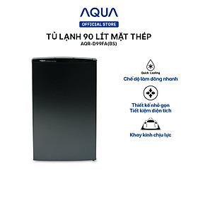 Tủ lạnh 1 cửa Aqua 90 Lít AQR-D99FA(BS) - Hàng chính hãng