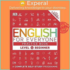 Hình ảnh Sách - English for Everyone Practice Book Level 1 Beginner : A Complete Self-Study Program by DK (UK edition, paperback)