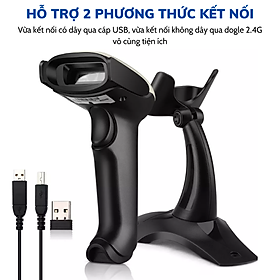 Mua Máy quét mã vạch không dây – Máy đọc mã vạch có đế 2D – OPR3201A-WL (Hàng chính hãng)