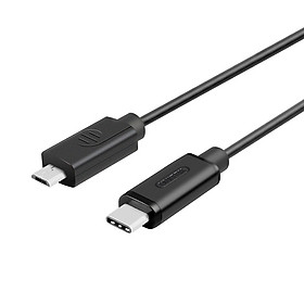 Mua Cáp chuyển đổi tín hiệu USB Type-C sang micro USB dài 1m Unitek Y-C473 - Hàng Nhập Khẩu