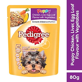 Pate PEDIGREE Dinh Dưỡng Cho Chó Con Pate PEDIGREE Puppy 80g - YonaPetshop - 1 gói