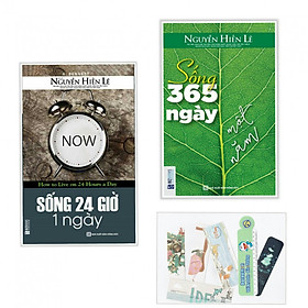 Combo 24 giờ 1 ngày +sống 365 ngày một năm (bản đặc biệt tặng kèm bookmark AHA)