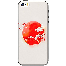 Ốp Lưng Dành Cho iPhone 5/ 5s - Mặt Trời Đỏ