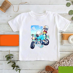 Áo thun game Undertale Sans cho bé có size từ 10kg - Áo phông bé trai bé gái tay ngắn cổ tròn Gokis shop 307 308