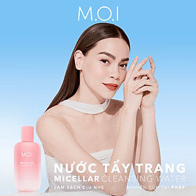 NƯỚC TẨY TRANG SẠCH SÂU DỊU NHẸ M.O.I Hồ Ngọc Hà [TẶNG BÔNG TẨY TRANG