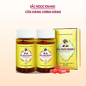 Combo 2 hộp viên uống Sắc Ngọc Khang vi tảo lục giúp đẹp da, chống lão hóa, ngăn ngừa nám sạm, tàn nhan hiệu quả