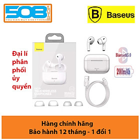 Tai nghe Bluetooth Baseus W3 Stereo Wireless 5.0 TWS NGW3-02- hàng chính hãng.