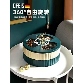 Mua Khay mứt hươu 2 tầng xoay 360°