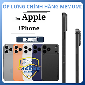 Ốp lưng siêu mỏng Memumi dành cho iPhone Air, iPhone 17, iPhone 17 Pro, iPhone 17 Pro Max - Hàng Nhập Khẩu