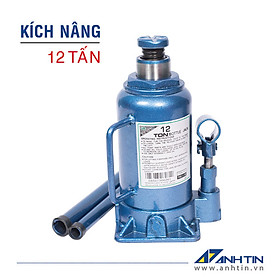 Mua Con đội 12 tấn | Kích nâng xe ô tô xe tải | Kích thủy lực | 12 tấn | Chiều cao nâng 125mm | Chiều cao ren 60mm