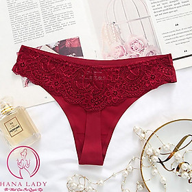 Quần lọt khe su đúc phối ren - Quần chip sexy lọt khe quyến rũ LK078