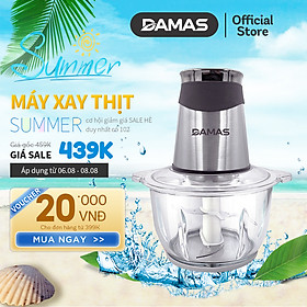 Máy Xay Thịt 2 Lưỡi Dao Kép DAMAS KF-260 (2 Lít - 300W) - Hàng Chính Hãng