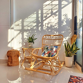 Mua Ghế mây thư giãn home decore + Bàn