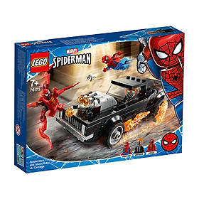 Đồ chơi LEGO SUPERHEROES Người Nhện & Ma Tốc Độ đối đầu Carnage 76173