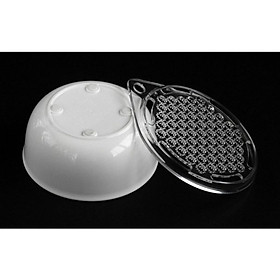 Combo Hộp muối dưa cà 3L loại tròn + Bàn nạo rau, củ quả kèm bát đựng - Nội địa Nhật Bản