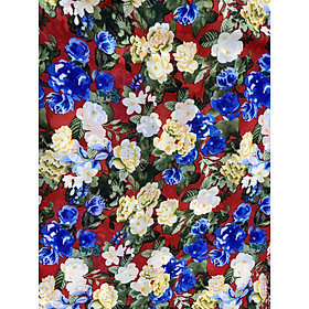 Vải voan chiffon hoa may áo dài đầm, áo kiểu M9821