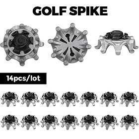 14 cái/lô giày golf gai golf mềm golf cleats thay thế Spike Giày golf Spike Twist Twist Studs Cleats Bộ dụng cụ thay thế màu sắc: 14 % một gói