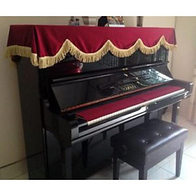 Mua Khăn phủ đàn Piano (Nhung đỏ)