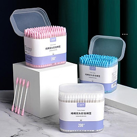 Mua Hộp 200 Tăm Bông Ngoáy Tai 2 Đầu Cực Xịn