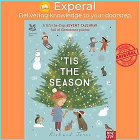 Sách - National Trust: 'Tis the Season: A Lift-the-Flap Advent Calendar Full of by Richard Jones (UK edition, boardbook)