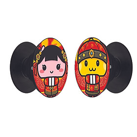 Combo 2 giá đỡ điện thoại - Popsocket cặp đôi Anh và Em cute - dễ thương - độc lạ - Hàng chính hãng