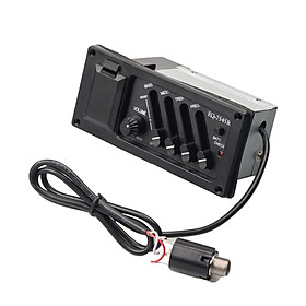 Folk Guitar 7545R 4-Band EQ Equalizer Piezo Pickup Tuner Amplifier Parts