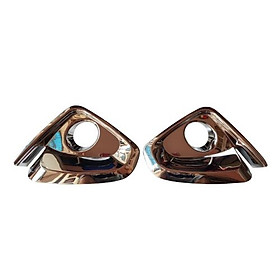 BỘ ỐP ĐÈN GẦM TRƯỚC MẠ CROM CAO CẤP XE TOYOTA FORTUNER 2017-2019