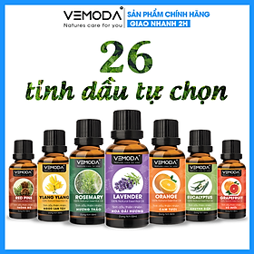 Tinh dầu xông phòng cao cấp chính hãng Vemoda, 100% thiên nhiên | Tự chọn mùi | 50ML | Tinh dầu thơm phòng Vemoda giúp thư giãn, khử mùi, đuổi muỗi