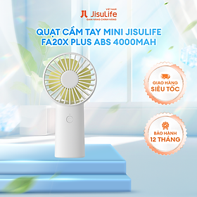 Mua Quạt Cầm Tay Mini JISULIFE FA20X Plus ABS 4000mAh - Sạc Nhanh - Sử Dụng Lên Đến 16H - Hàng Chính Hãng
