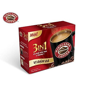 BÁO GIÁ Cà Phê Hạt Highland | Shopee Lazada Sendo Tiki mới nhất 60 Cà phê hòa tan 3in1 Highlands Coffee 10 gói - 17g