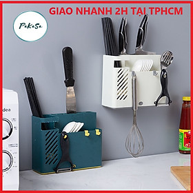 Mua Hộp Đựng Đũa Muỗng Dao Treo Tường Có Móc Treo Tiện Dụng - PaKaSa - Hàng Chính Hãng