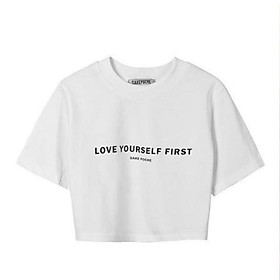 Áo croptop Love Yourself First