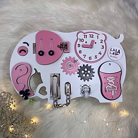 Đồ Chơi Gỗ- Bảng Bận Dộn Busy Board LalaBaby