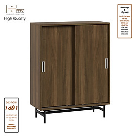 [Happy Home Furniture] LUCA, Tủ lưu trữ 2 cánh lùa - Chân sắt, 86cm x 36cm x 110cm ( DxRxC), TCL_017