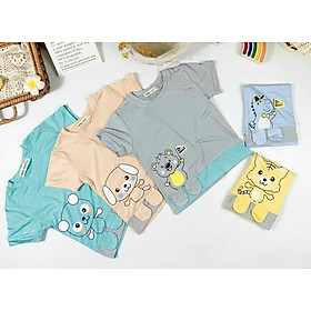 Đồ bộ bé trai, bộ cộc tay mùa hè cho bé trai đi học size 15-25kg chất thun lạnh mềm mịn mát