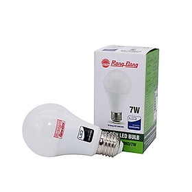 06 Bóng đèn Led 7W Rạng Đông, Model LED BULB A60N3/7w ánh sáng trắng