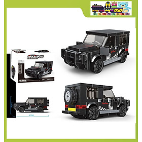 Đồ Chơi Mô Hình, Bộ Đồ Chơi Lắp Ghép Xếp Hình Ô Tô, Xe Nâng, Xe Bồn Mini Với 100+ PSC