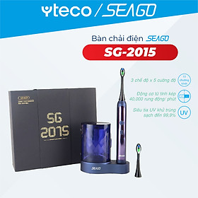 Bàn chải điện cao cấp khử trùng tia UV Seago SG-2015