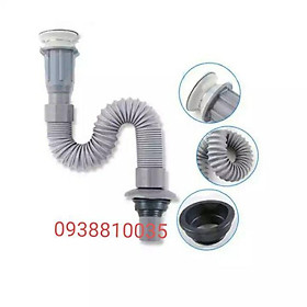 Mua Xi phông Bộ xả lavabo nhấn cốt thau dây ruột gà