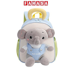 Ba Lô Mầm Non Voi Con - Sun Eight 22316 - Màu Xanh Da Trời