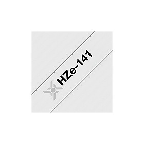 Mua Băng nhãn Brother Nhãn in Hze-141 ( Tze-141  Tz2-141)  18mm*8m  chữ đen nền trong  Black on Clear