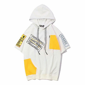 Áo Hoodie Tay Ngắn Thời Trang Hàn Quốc 