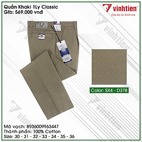 Quần KaKi 1Ly Trung Niên Classic 569 Vĩnh Tiến