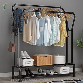 Mua Giá Treo Quần Áo Thời Trang Cao Cấp 2 Khung 2 Tầng Kèm Móc Treo Tiện Lợi