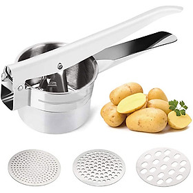 Mua Dụng cụ ép củ quả  làm sợi bún 3 vỉ khuân đa năng bằng Inox không gỉ