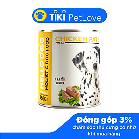 Pate Tươi Cho Chó Vị Gà - Hello Dog Chicken Pate 850G